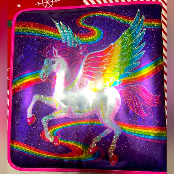 Pegasus Lisa Frank binder slightly distressed - Picture 2 of 3